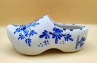 AMSTERDAM wiatrak ŚLICZNA porcelanowy bucik DELFT