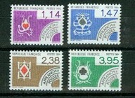 FRANCJA** Karty do gry, kolory Mi 2434-37