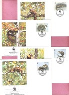 Irlandia 1992, FDC 4kop. WWF, las, gryzonie, kuna leśna