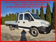 Iveco 35S15 2.3 150KM Brygadowka Doka 7-osob Skrzynia 3.4m Klima 199tysSpr
