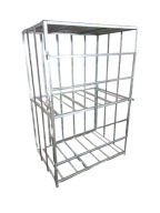 Kontener na butle gazowe K12 12 x 11 kg stojak klatka kosz skrzynia