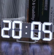 Nowoczesny zegar LED 3D – funkcjonalność i design w jednym