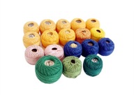 Zestaw kordonków Ariadna 8, kolorowe kordonki, kordonek mix kolorów