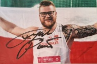 PAWEŁ FAJDEK - zdęcie z autografem
