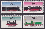 1975 Berlin Zachodni kolejnictwo Mi 488-91 **