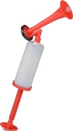 Klakson stadionowy z pompką trąbka kibica 32 cm doping mecz impreza