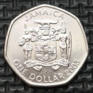 JAMAJKA [1476]*1 dolar 2003 Elżbieta II, Alexander Bustamante Premier, Herb