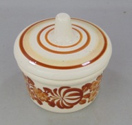 Fajans Włocławek - Puszka, maselnica wzór 1098