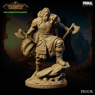 Barbarian Fegur - Uncharted Kingdoms - figurka RPG DnD D&D - druk 3D 14K