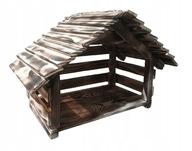 Szopka bożonarodzeniowa drewniana stajenka super solidna ręcznie wykonana