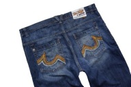 5IVE JUNGLE & CO SPODNIE JEANSY CHAFT VINTAGE roz. 40/32 pas, 100 .
