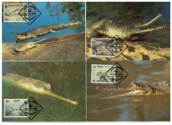 6-GH19-Bangladesz-WWF, 1990, Krokodyle