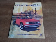 GMC S-15 Cab & Chassis 1983 USA prospekt folder katalog broszura