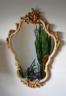 Lustro ozdobne wiszące stylowe zdobione w włoskim stylu