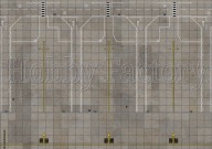 Podstawka "Lotnisko Cywilne HF5001" skala 1:500 roz.A4 druk PVC 3mm
