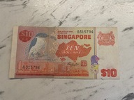 Singapur - 10 dolarów - rzadki