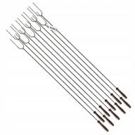 Widełki Ogniskowe Najder 120cm Zestaw 10 szt Kije do Kiełbasy Mocne