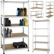 REGAŁ METALOWY MAGAZYNOWY GARAŻOWY DO GARAŻU SPIŻARNI 180X90X40 CM 875 KG