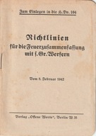 INSTRUKCJA STRZELANIA MOŹDZIERZEM SCHWERE GRANATWERFER 1942 NIEMCY RZESZA