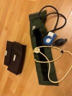 Dawny sprzęt medyczny z czasów PRL, vintage stetoskop ciśnieniomierz antyk