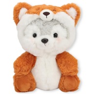 Pluszowa MASKOTKA Husky w Stroju LISA Pluszak Miś Zabawka dla Dziecka