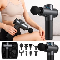 Masażer BURNNOVE pistolet 99 prędkości 8 głowic LCD regeneracja