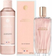 Yves Rocher 1 x Evidence 100ml + Perfumowane Mleczko do ciała 200ml