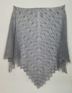 Chusta kid moher jedwab merino rękodzieło