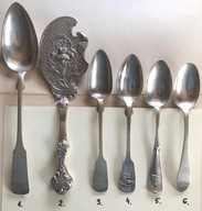 Malbork (Marienburg) / Strasbourg-srebrna łyżka z 1775r./1796r. (nr 6).