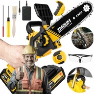 MINI PIŁA ŁAŃCUCHOWA AKUMULATOROWA PILARKA 8" +DWA AKUMULATORY ZESTAW IMOUM