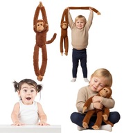 MASKOTKA MALPKA WISZACA PRZYTULANKA DUZA MALPA PLUSZOWA ZABAWKA DLA DZIECI