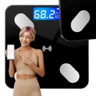 Inteligentna Waga Łazienkowa Smart Bluetooth BMI Analiza Ciała 32 Parametry