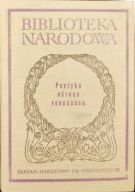 Poetyka okresu renesansu - Elżbieta Sarnowska-Temeriusz