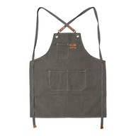 Fartuch Barmana Szary Fartuszek Ochronny do Pracy w Gastronomii Kuchnia Bar