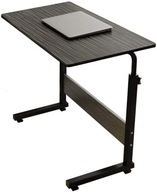 Mobilne biurko stolik pod laptop tablet, regulowane na kółkach STL03WZ3
