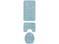 KOMPLET DYWANIKÓW łazienkowych 3 szt MATA chodnik podłogowy podkładka dywan