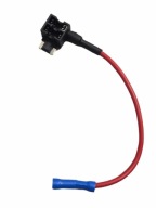 Adapter bezpiecznikowy mini niski profil x 2 /BYPASS/ cena za 5szt