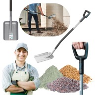 ŁOPATA CELLFAST 40-010 SZUFLA DO PIASKU WĘGLA OGRODOWA PIASKOWA STALOWA 130