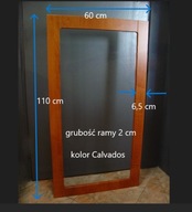 Rama, oprawa, front 60 x 110 x 6,5 x 2 cm kolor Calvados Grusza Polna