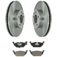 TARCZE + KLOCKI PRZÓD VW GOLF IV BORA POLO 9N FABIA IBIZA 256MM