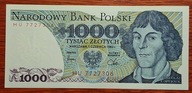 PRL 1000 zł 1982 HU 7727306 Stan unc