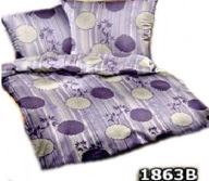 pościel z satyny 180x200 + 2x70x80 zamek S 1863 b D-pol