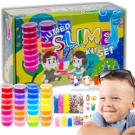 SLIME WIELKI ZESTAW DO ROBIENIA GLUTÓW 120W1 IDEALNY PRZENT DLA DZIECI XXL