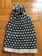 CZAPKA wełniana PULL & BEAR pompon na zimę