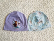 Cool Club 2 czapeczki fiolet i niebieska Królowa Lodu nowe roz 110-128