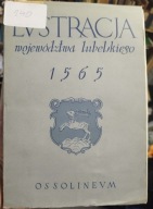 Lustracja województwa lubelskiego 1565 PAN 1959 Duża mapa LUBLIN