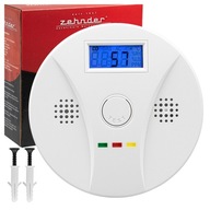 CZUJNIK CZADU DETEKTOR TLENKU WĘGLA WYKRYWACZ 3 LATA PRACY 85db NA BATERIE