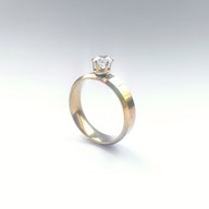 Pierścionek prezent dla niej – stal nierdzewna + pudełko