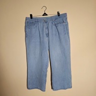 Spodnie damskie rozm. ok. 54, 3/4, jeans, 13x@