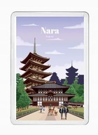 NARA JAPONIA magnes pamiątkowy na lodówkę akrylowy